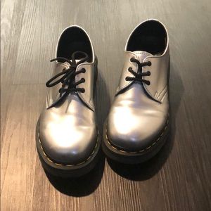 Vegan Metallic 1461 Dr Martens